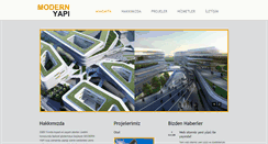 Desktop Screenshot of modernyapi.biz